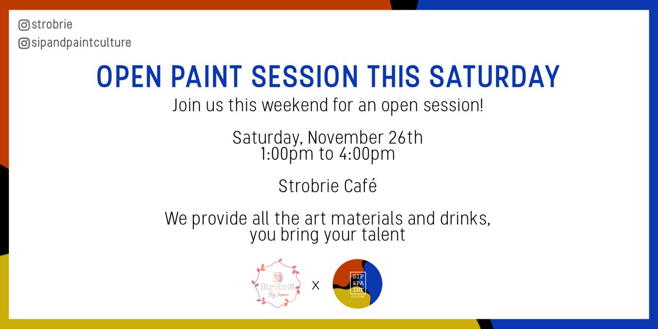 Open Paint Session - November 26th Post free event in Nigeria using tickethub.ng, buy and sell tickets to event