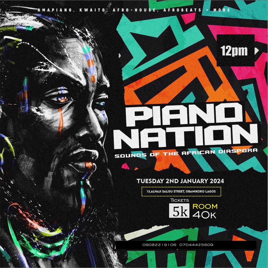 PIANO NATION Post free event in Nigeria using tickethub.ng, buy and sell tickets to event