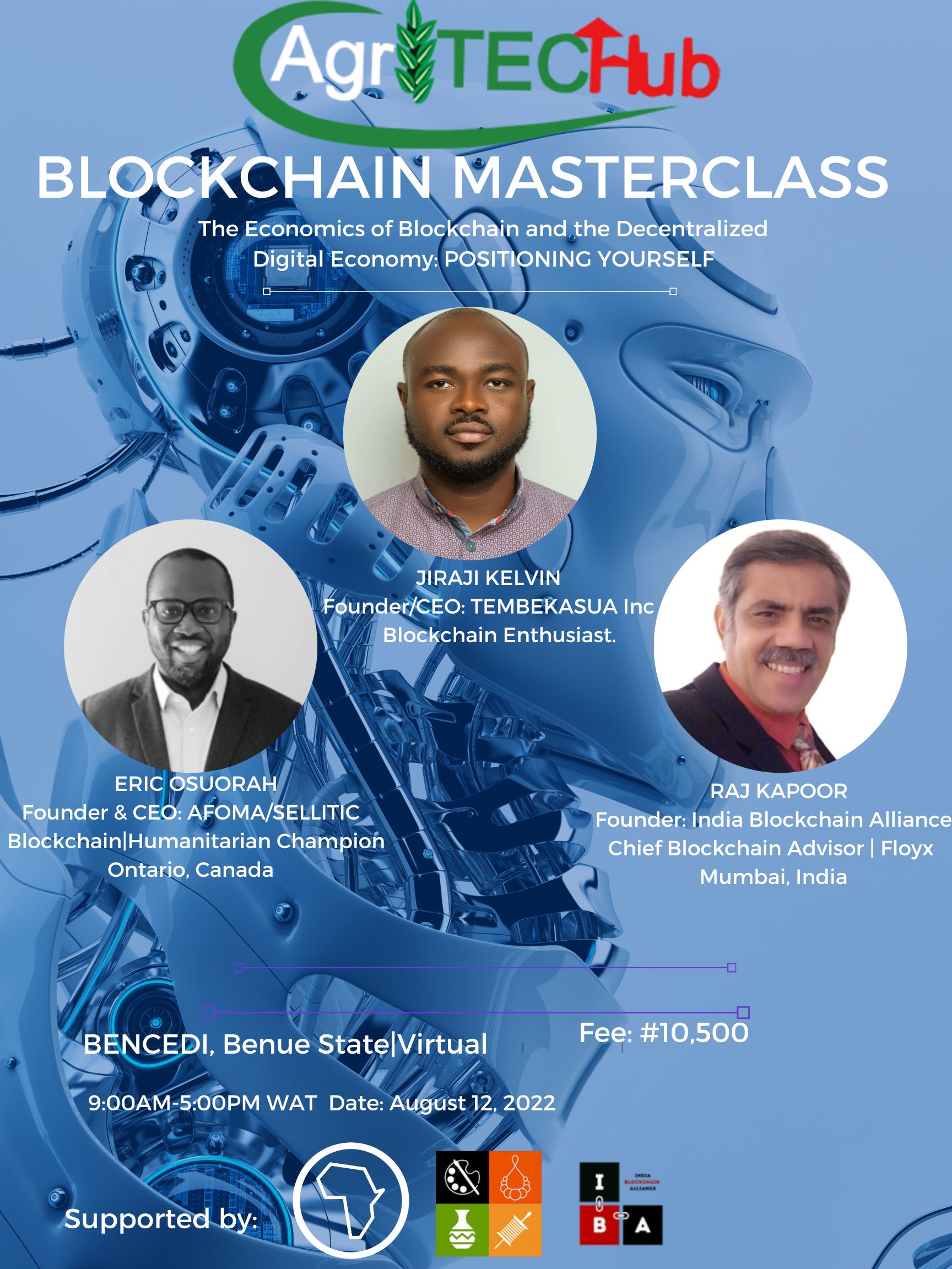 BLOCKCHAIN Masterclass with Kelvin Jiraji: The Economics of emerging technologies; positioning yourself. Post free event in Nigeria using tickethub.ng, buy and sell tickets to event
