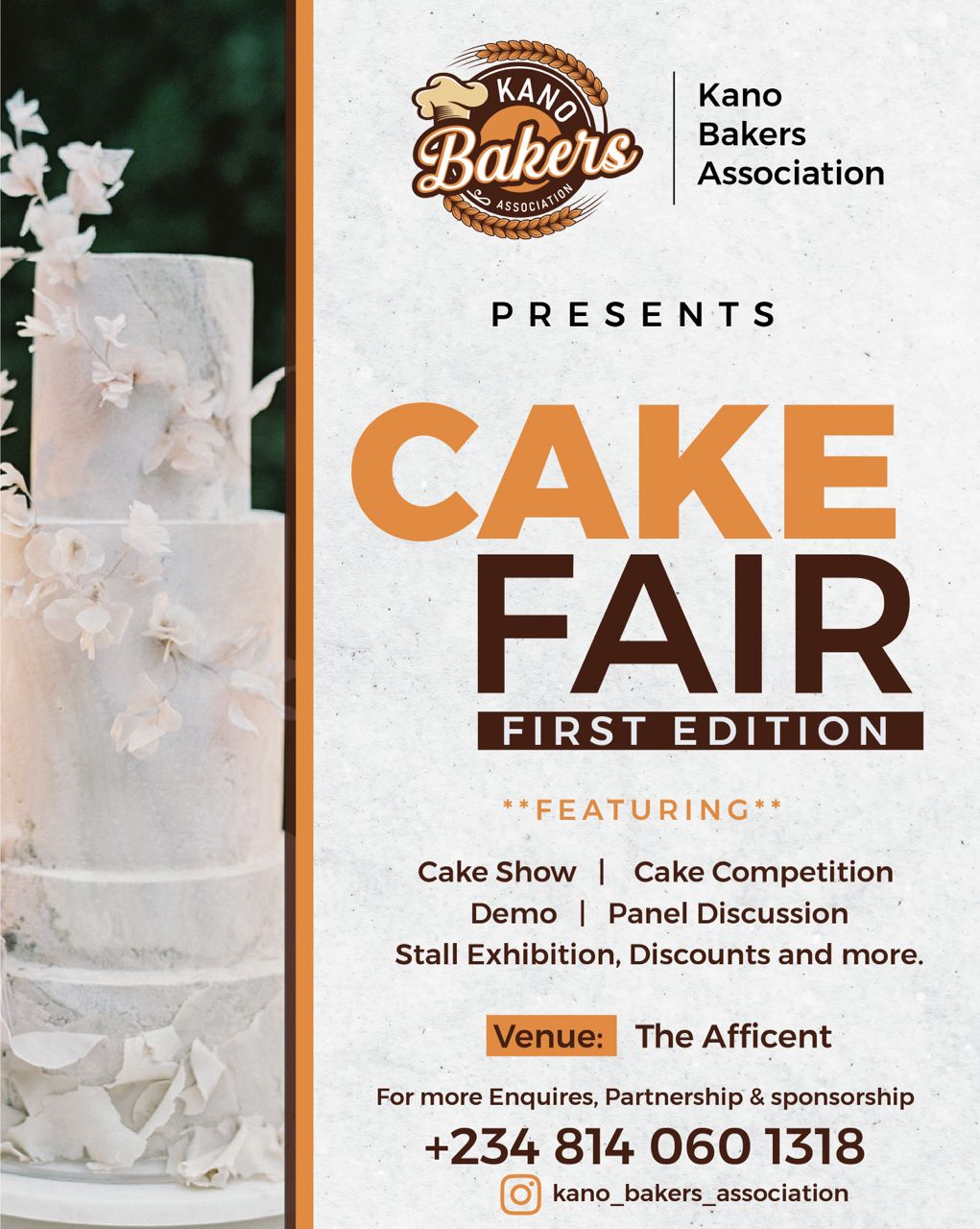 Kano Cake Fair Post free event in Nigeria using tickethub.ng, buy and sell tickets to event