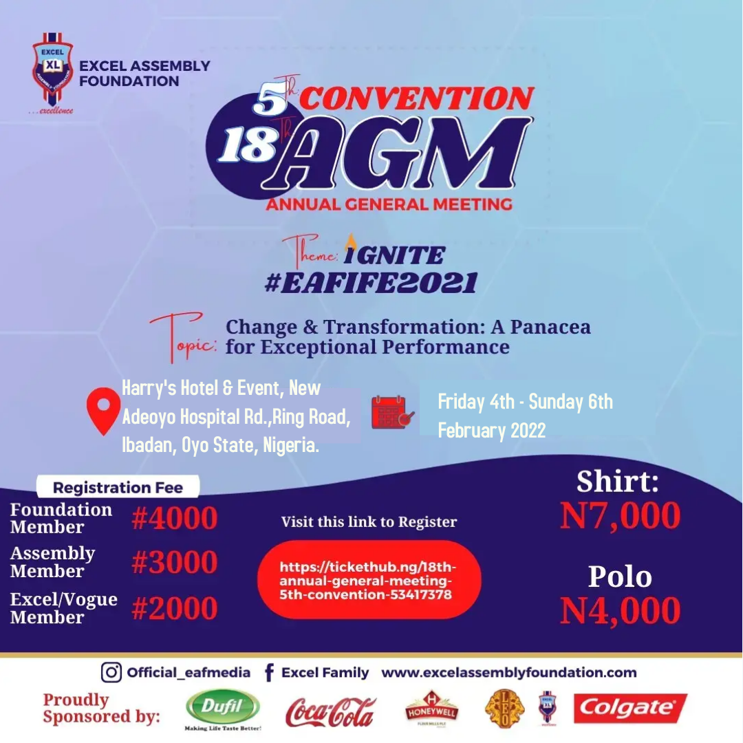 18th Annual General Meeting/5th Convention Post free event in Nigeria using tickethub.ng, buy and sell tickets to event