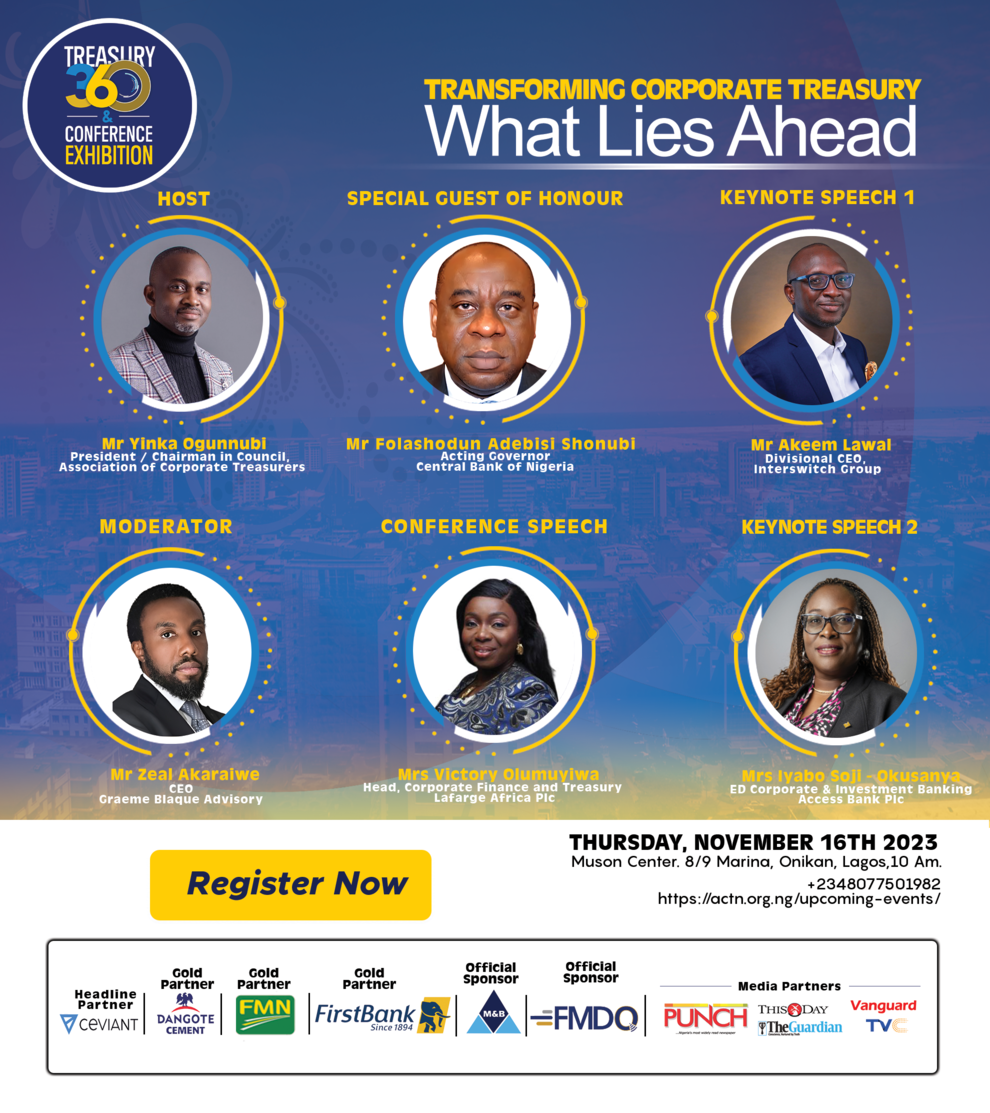 Treasury360 Nigeria Conference & Exhibition Post free event in Nigeria using tickethub.ng, buy and sell tickets to event