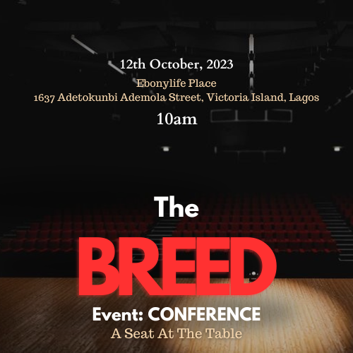 The BREED Event: A Seat At The Table Post free event in Nigeria using tickethub.ng, buy and sell tickets to event