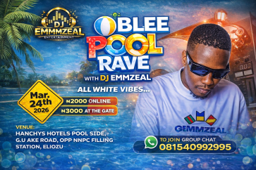 OBLEE POOL RAVE 0.01 WITH DJ EMMMZEAL