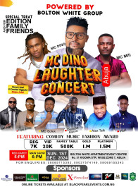 MC. DINO LAUGHTER CONCERT ABUJA