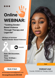 WEBINAR: Tackling Gender-Based Violence Through Therapy and Legal Aid