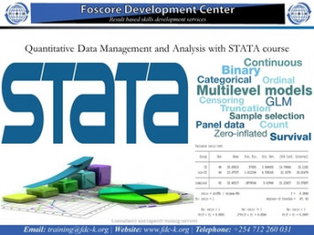 Quantitative Data Management and Analysis with STATA — event on Tickethub.ng