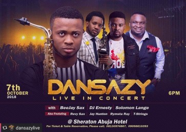 Dansazylive — event on Tickethub.ng