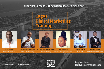 Lagos Digital Marketing Training — event on Tickethub.ng