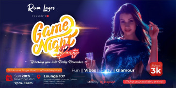 Games Night Party — event on Tickethub.ng
