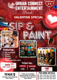 Valentine Special Paint and Sip