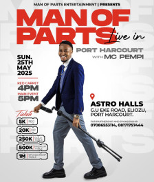 Man of Parts Live In PortHarcourt