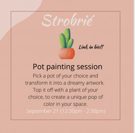 Pot painting class — event on Tickethub.ng