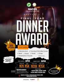 NACOS DINNER AND AWARD NIGHT — event on Tickethub.ng