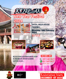 Korean new year festival — event on Tickethub.ng
