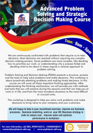 Advanced Problem solving&Strategic decision making course — event on Tickethub.ng