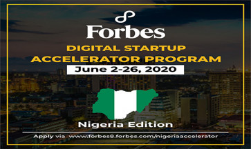 Call For Entrepreneurs: Forbes8 Nigeria Digital Startup Accelerator — event on Tickethub.ng
