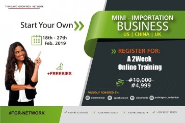 MINI IMPORTATION TRAINING — event on Tickethub.ng