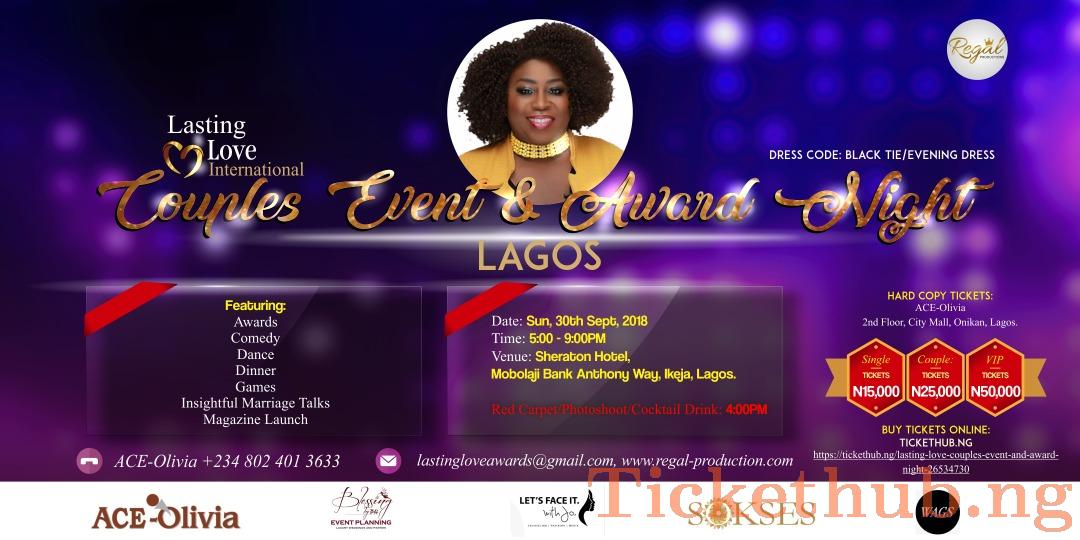 Lasting Love Couples Event and Awards Night — event on Tickethub.ng
