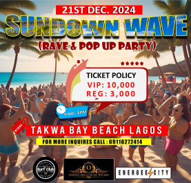 SUNDOWN WAVE PARTY(RAVE & POP UP)